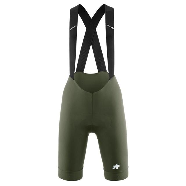 Assos Uma GT Bib Shorts S11 Cykelbyxor Dam Moss Green