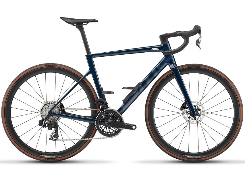 BMC Teammachine SLR 01 Five Gen 5 Force AXS Racercykel Blue Glitter Carbon