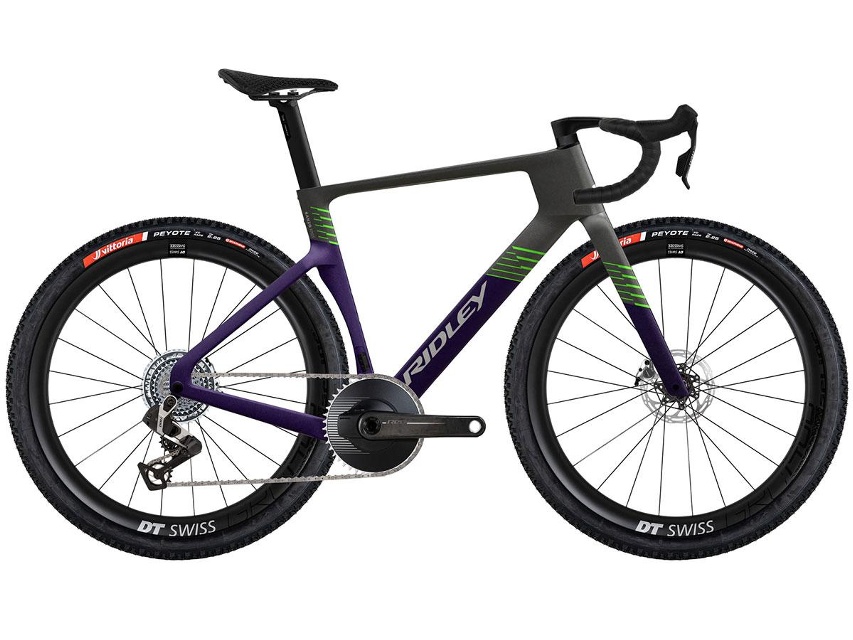 Ridley Kanzo Fast 2.0 SRAM Red XPLR Gravelcykel Grey/Purple