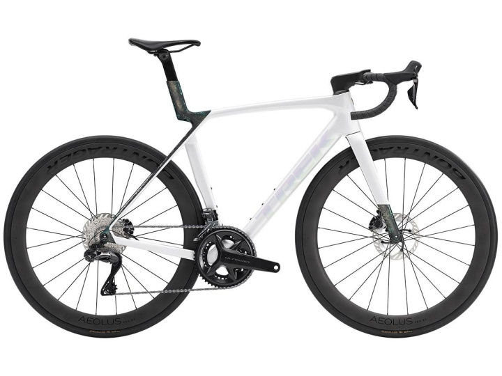 Trek Madone SL 7 Ultegra Di2 Racercykel Gloss Crystal White/Matte Deep Smoke i gruppen REA / Rea - Cykel / Rea - Racercykel hos CykelCity (10330)