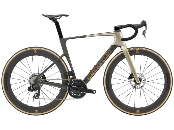 Cannondale SuperSix EVO 1 Hi-Mod Gen 5 Force AXS Racercykel Platinum i gruppen Cyklar / Racercykel hos CykelCity (10438)