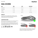 GripGrab Faststream Aero Dial Covers Black