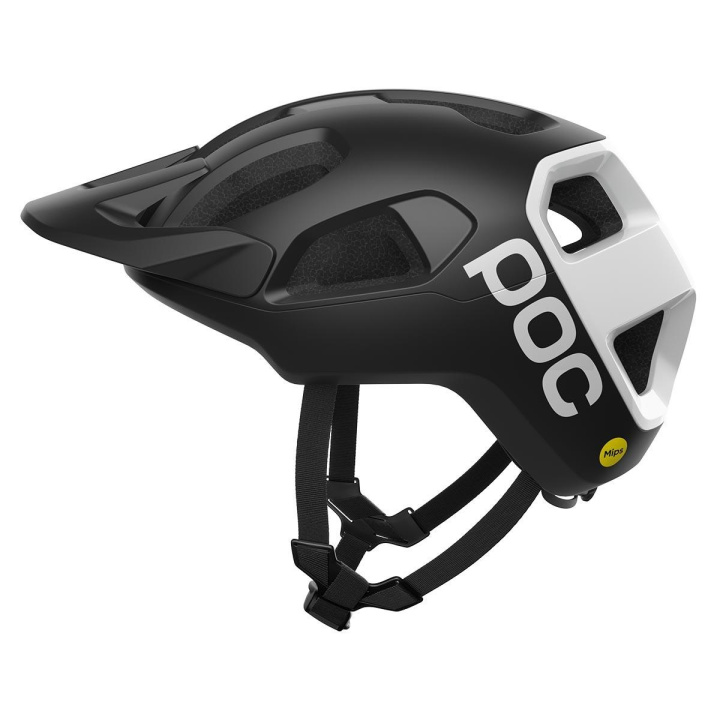 POC Cularis MIPS Cykelhjälm Uranium Black Matt/Hydrogen White i gruppen Kläder/skor/hjälm / Hjälmar / Racer/Mtb hjälmar hos CykelCity (10729)
