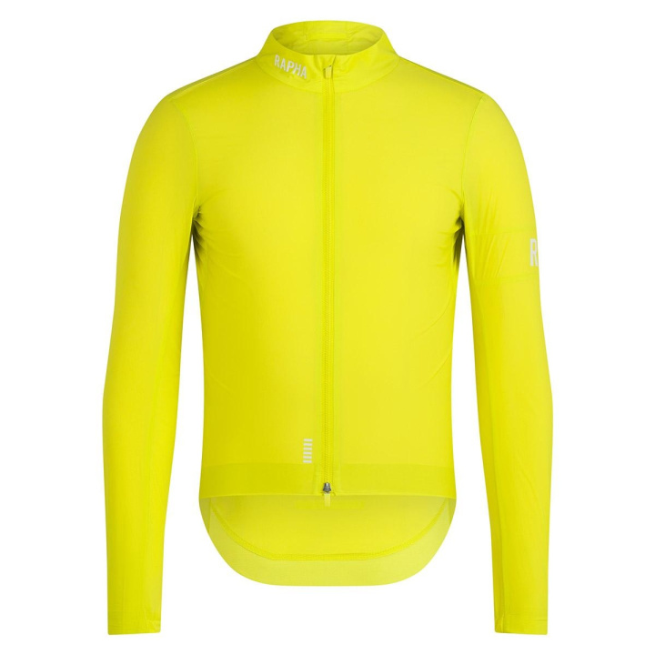 Rapha Pro Team Lightweight Wind Jacket II Vindjacka Chartreuse/White i gruppen Kläder/skor/hjälm / Jackor hos CykelCity (10782)