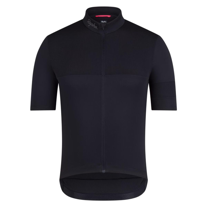 Rapha Brevet Element Jersey Cykeltröja Black/Dark Grey i gruppen REA / Rea - Kläder / Rea - Tröjor hos CykelCity (10786)