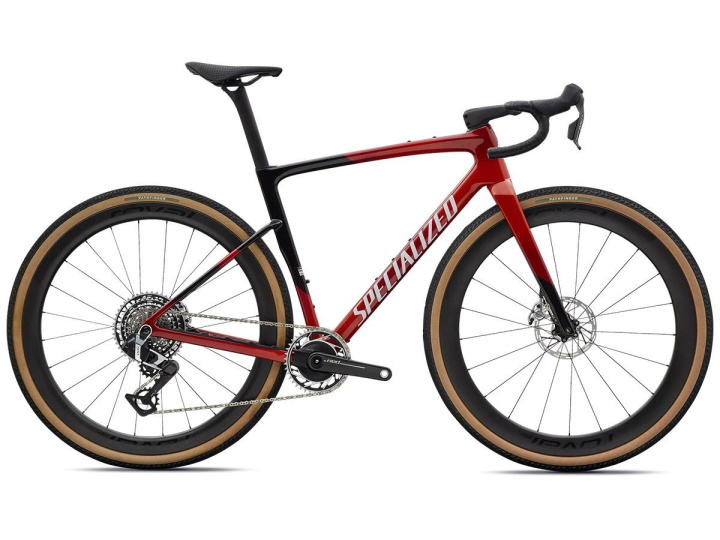 Specialized Crux 5 S-Level SRAM RED XPLR Gravelcykel Redwood Metallic/white i gruppen Cyklar / Gravelcykel/cyclocross hos CykelCity (10899)
