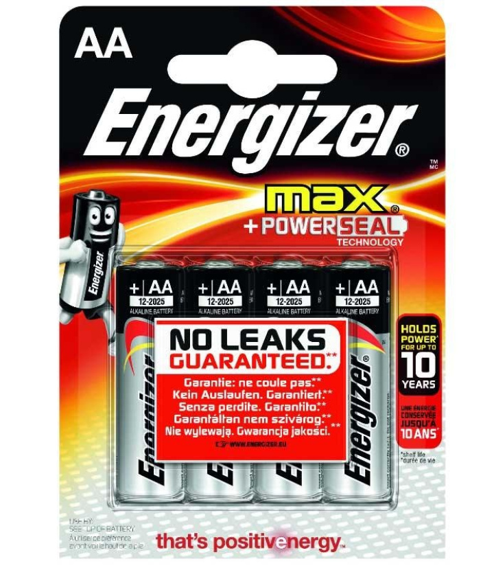 Energizer AA Batterier 4-Pack i gruppen Tillbehör / Batteri hos CykelCity (3078)