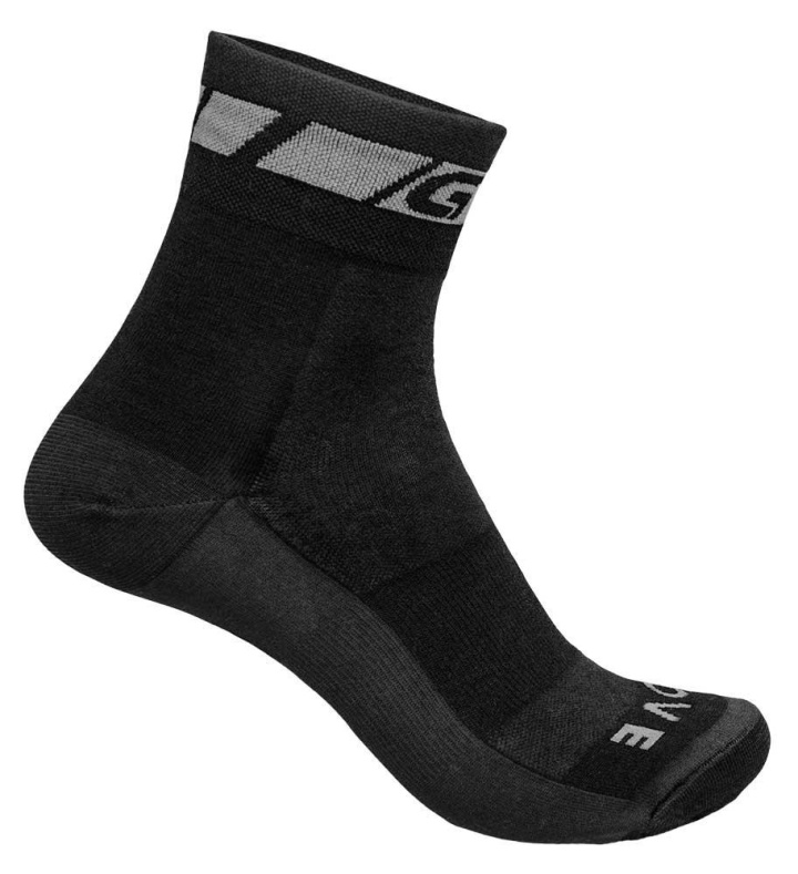 GripGrab Merino Socks Regular Cut Svart i gruppen Kläder/skor/hjälm / Strumpor hos CykelCity (4516)