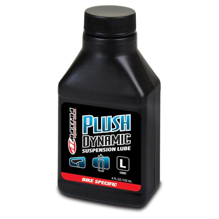 Maxima Suspension Oil Plush Dynamic Light 120ml i gruppen Komponenter / Framgaffel/Dämpare / Dämparolja hos CykelCity (48827)