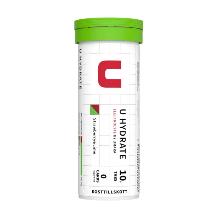 Umara U Hydrate Elektrolyttabletter Jordgubb/Lime i gruppen Energi / Dryck hos CykelCity (55748)